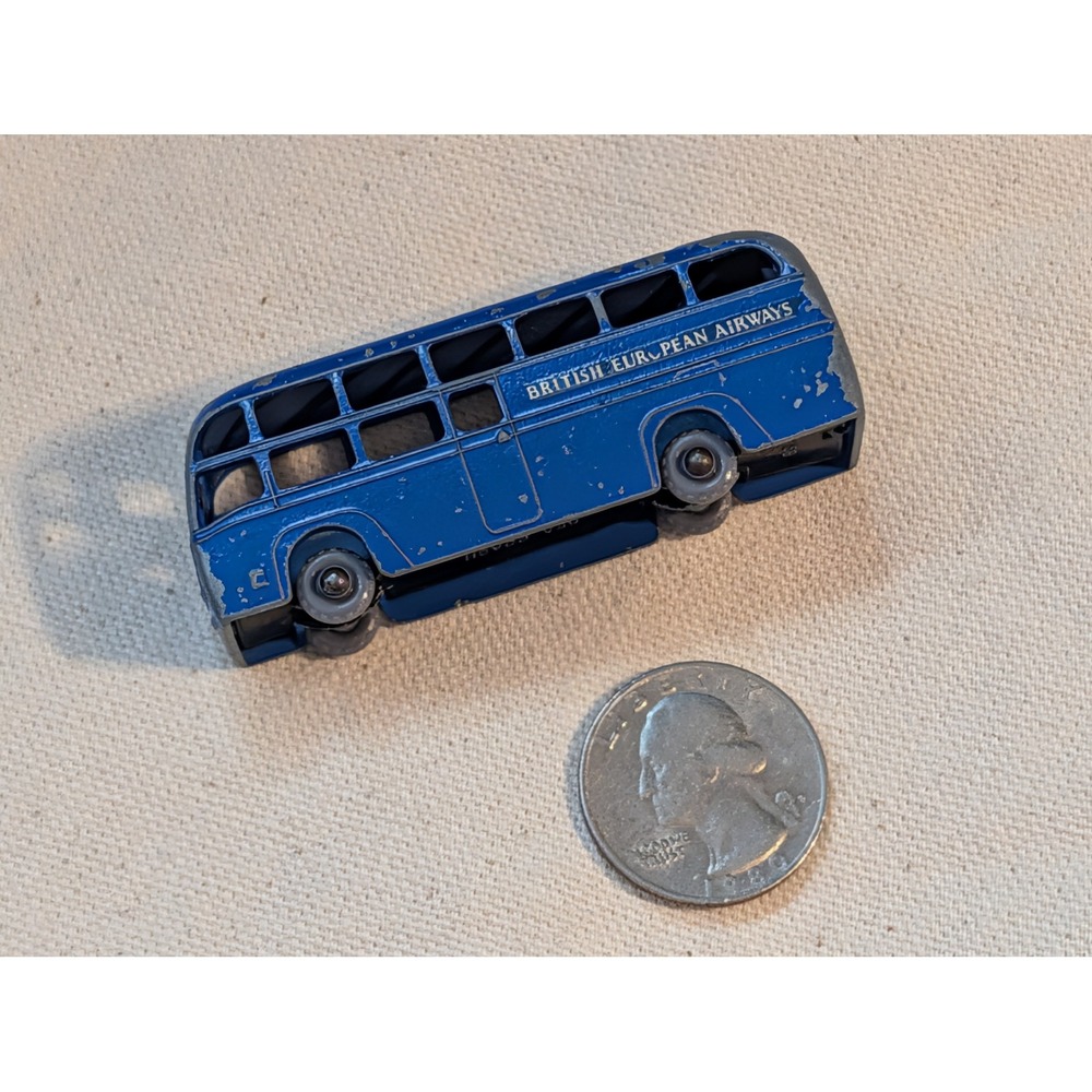 Matchbox No 58 BEA Coach British European Airways Lesney England Blue